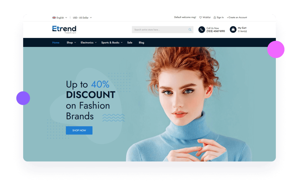 Etrend Banner | Envisage Digital